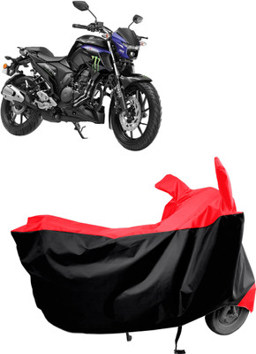 Amexride Two Wheeler Cover for Yamaha(FZ25 BS6, Red)