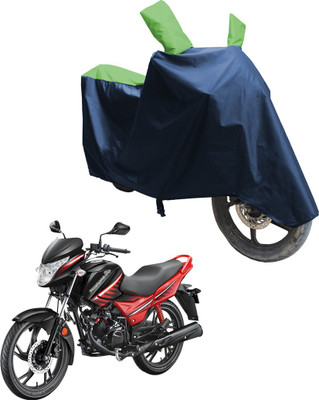 SS FOR YOUR SMART NEEDS Two Wheeler Cover for Hero(Glamour, Blue, Green)