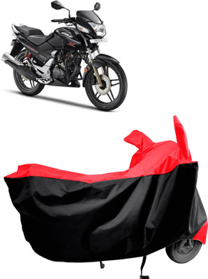 Amexride Two Wheeler Cover for Hero(New CBZ, Red)
