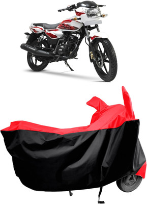 Amexride Two Wheeler Cover for TVS(Phoenix 125, Red)