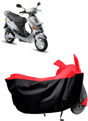 Amexride Two Wheeler Cover for Hero Electric(E Sprint, Red)