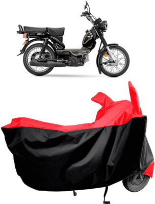 Amexride Two Wheeler Cover for TVS(Heavy Duty Super XL, Red)
