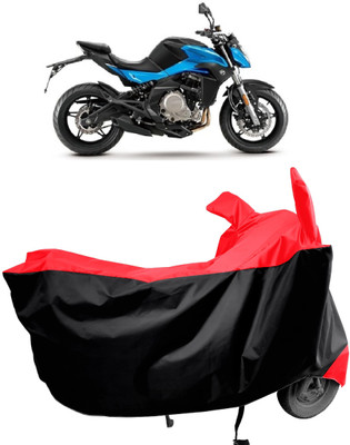 Amexride Two Wheeler Cover for CFMoto(650 NK, Red)