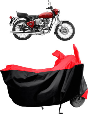 Amexride Two Wheeler Cover for Royal Enfield(Electra 4S, Red)