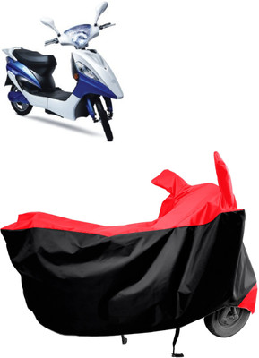 Amexride Two Wheeler Cover for Hero Electric(Electric Maxi, Red)
