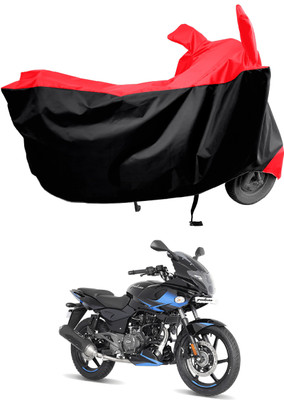 Amexride Two Wheeler Cover for Bajaj(Pulsar 220 BS6, Red)
