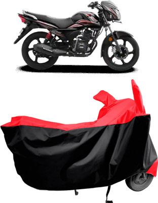Amexride Two Wheeler Cover for TVS(Victor BS6, Red)