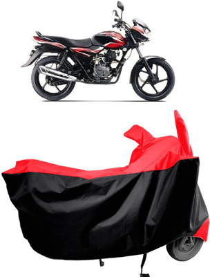 Amexride Two Wheeler Cover for Bajaj(Discover 100 DTS-i, Red)