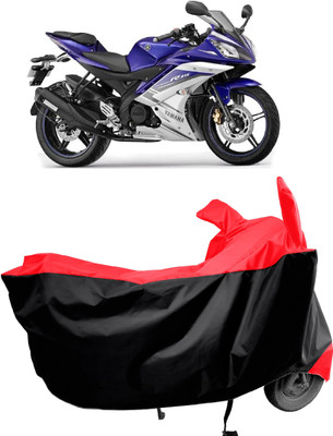 Amexride Two Wheeler Cover for Yamaha(YZF-R15 V2 BS6, Red)