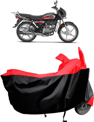 Amexride Two Wheeler Cover for Hero(MotoCorp Splendor Plus, Red)
