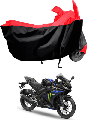 Amexride Two Wheeler Cover for Yamaha(YZF R15 V3 Moto GP Edition, Red)