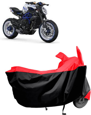 Amexride Two Wheeler Cover for MV Agusta(Dragster800 RR, Red)