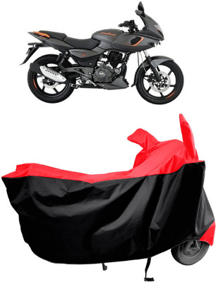 Amexride Two Wheeler Cover for Bajaj(Pulsar 180F BS6, Red)