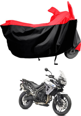 Amexride Two Wheeler Cover for Triumph(Tiger 800 XR, Red)