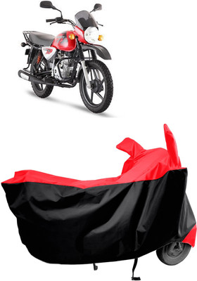 Amexride Two Wheeler Cover for Bajaj(Boxer BM 150, Red)