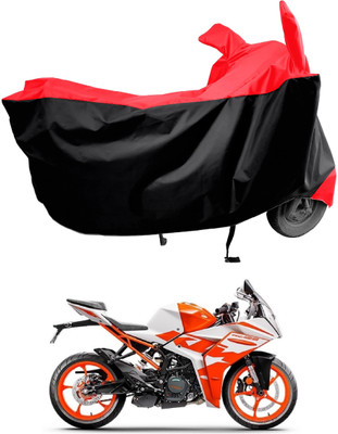 Amexride Two Wheeler Cover for KTM(RC 125 BS6, Red)