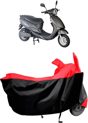 Amexride Two Wheeler Cover for Avon(E Star, Red)
