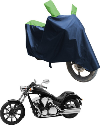 SS FOR YOUR SMART NEEDS Two Wheeler Cover for Honda(VT 1300CX, Blue, Green)