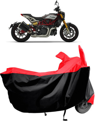 Amexride Two Wheeler Cover for Indian(FTR 1200, Red)