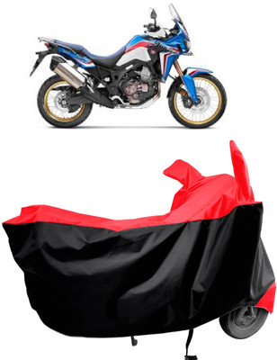 Amexride Two Wheeler Cover for Honda(CRF1000L Africa Twin BS6, Red)