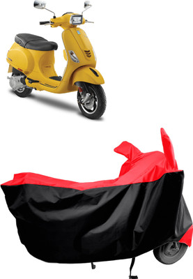 Amexride Two Wheeler Cover for Piaggio(Vespa SXL 150, Red)