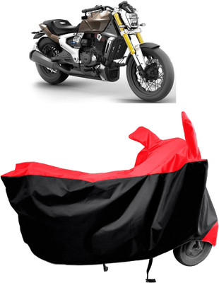 Amexride Two Wheeler Cover for TVS(Zeppelin BS6, Red)