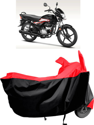 Amexride Two Wheeler Cover for Hero(HF, Red)
