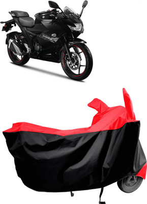 Amexride Two Wheeler Cover for Suzuki(Gixxer SF 150, Red)