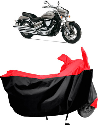 Amexride Two Wheeler Cover for Suzuki(Intruder M800, Red)
