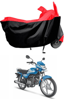 Amexride Two Wheeler Cover for Hero(MotoCorp HF Deluxe, Red)