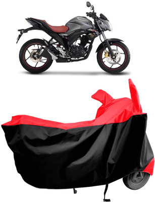 Amexride Two Wheeler Cover for Suzuki(Gixxer Special Edition, Red, Black)