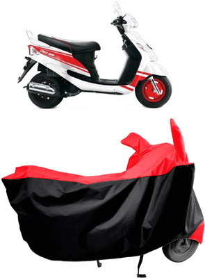 Amexride Two Wheeler Cover for Mahindra(Rodeo UZO, Red)