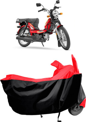 Amexride Two Wheeler Cover for TVS(XL 100 Heavy Duty BS6, Red)