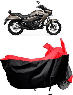 Amexride Two Wheeler Cover for Suzuki(intruder 150, Red)