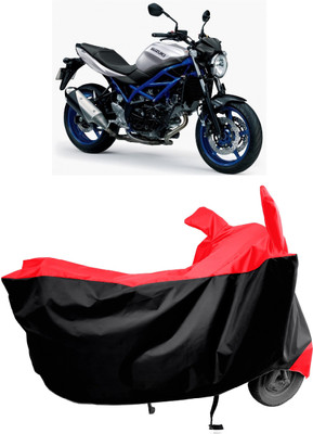 Amexride Two Wheeler Cover for Suzuki(SV 650 BS6, Red)