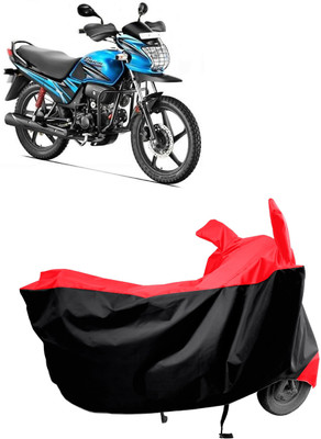 Amexride Two Wheeler Cover for Hero(Passion Pro TR, Red)