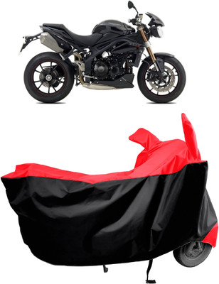Amexride Two Wheeler Cover for Triumph(Speed Triple, Red)