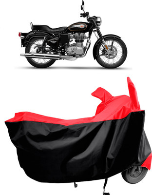 Amexride Two Wheeler Cover for Royal Enfield(350, Red)
