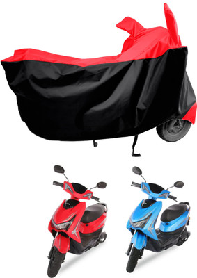 Amexride Two Wheeler Cover for Ampere(Reo Elite, Red)
