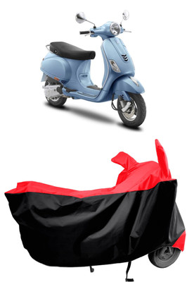 Amexride Two Wheeler Cover for Vespa(ZX 125 BS6, Red)