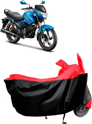 Amexride Two Wheeler Cover for Hero(Glamour i3s BS6, Red)