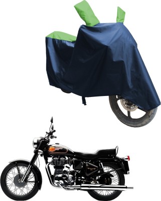 SS FOR YOUR SMART NEEDS Two Wheeler Cover for Royal Enfield(Bullet 350 Twinspark, Blue, Green)