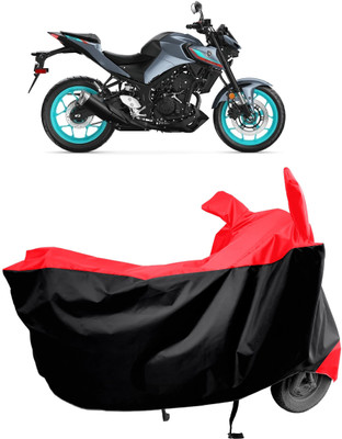 Amexride Two Wheeler Cover for Yamaha(MT-03, Red)