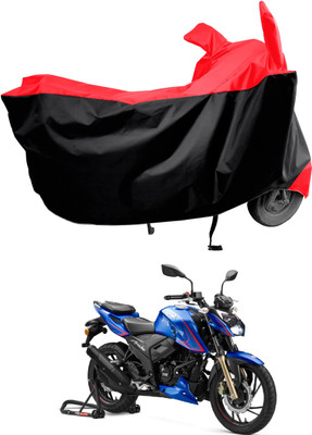 Amexride Two Wheeler Cover for TVS(Apache RTR 200, Red)