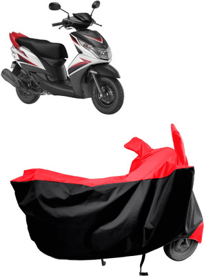Amexride Two Wheeler Cover for Yamaha(Ray Z BS6, Red)