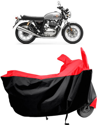 Amexride Two Wheeler Cover for Royal Enfield(Interceptor 650, Red)
