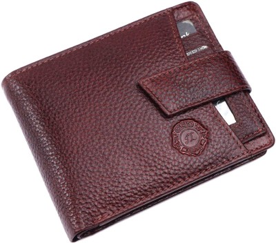 india leather Men Formal, Casual Brown Artificial Leather Wallet(6 Card Slots)