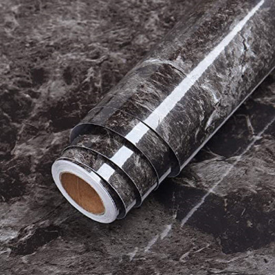 ELTON Abstract Black Wallpaper(40.64 cm x 152.4 cm)