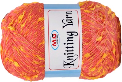 Simi Enterprise Knitting Yarn Thick Chunky Wool Gajri mix 500 gm Knitting Needles. Art-HIF