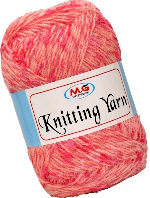 M.G Enterprise Knitting Yarn Thick Chunky Wool Berry 400 gm Knitting Needles. Art-HIB